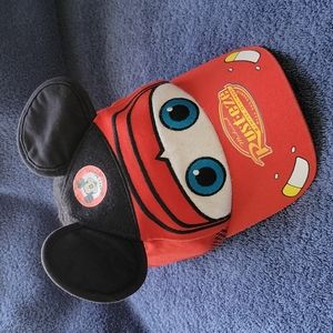 Kids Lightening McQueen Disneyland Mickey Ears Hat - Adjustable